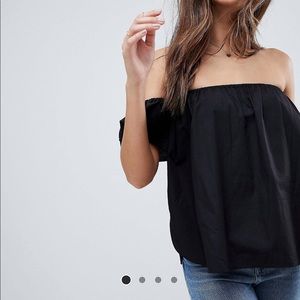 Asos off shoulder top NWOT